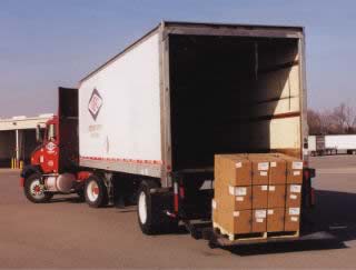 loading a truck